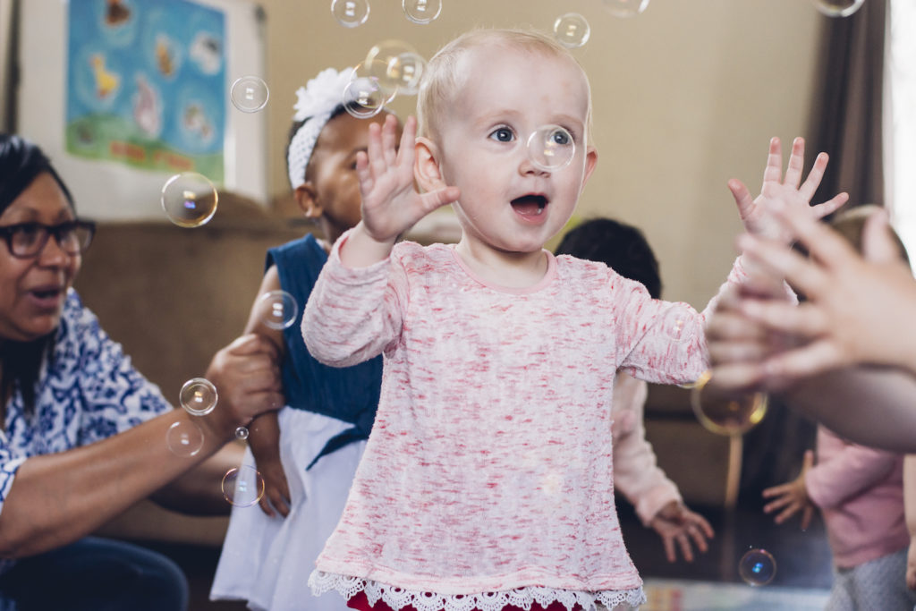 Little girl at Wriggle and Rhyme