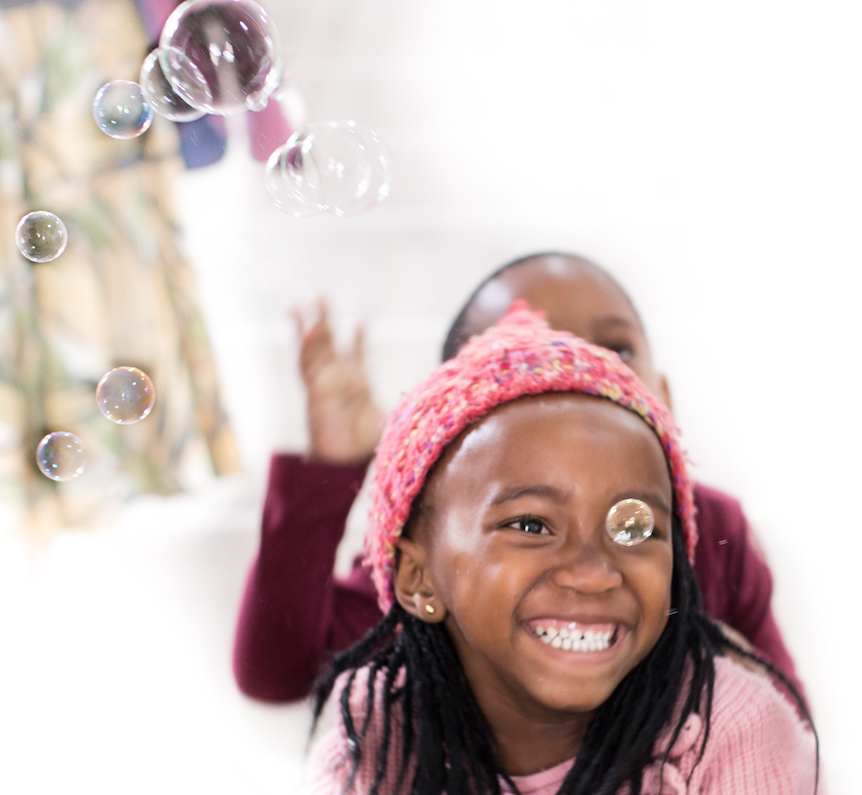 Bubble play in pre-schoolers